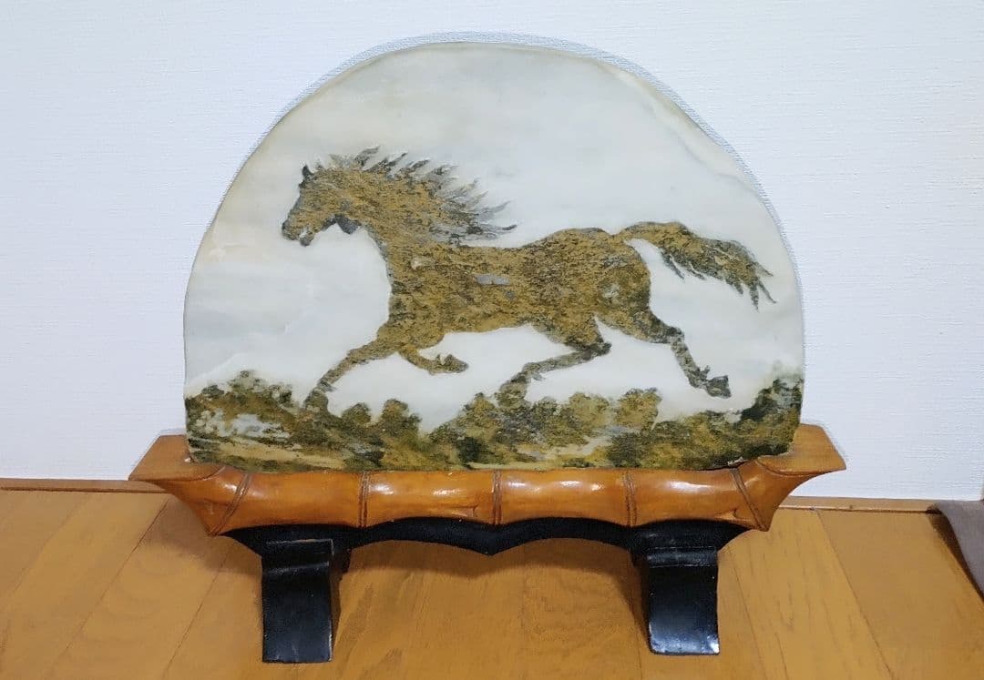 馬の彫物、インテリア置物