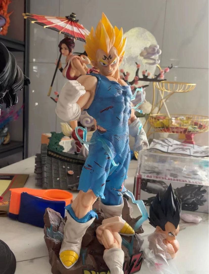 ドラゴンボール ベジータ ガレキ ガレージキット スタチュー X③④