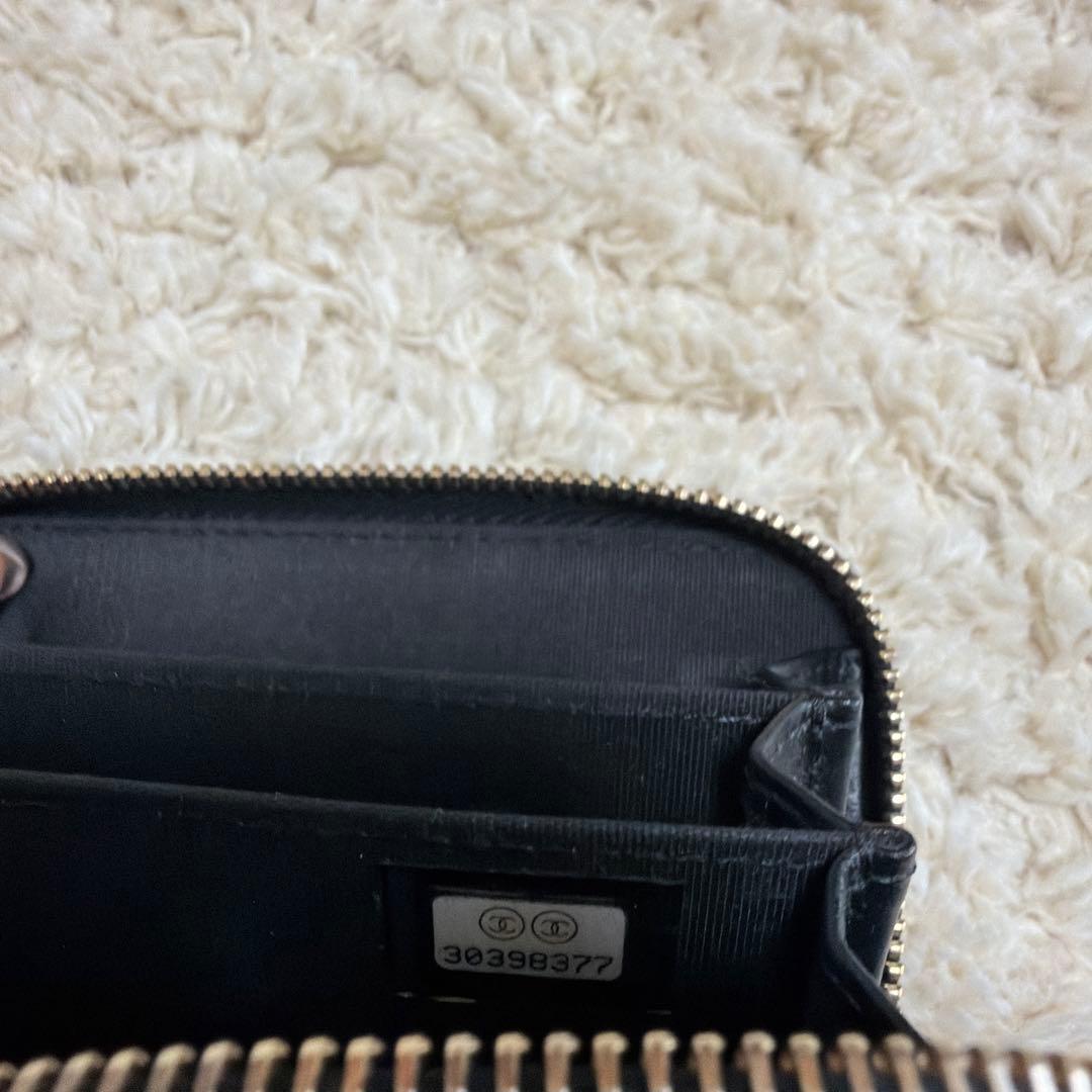 CHANEL シャネル ジップパース CCフィリグリー キャビアスキン