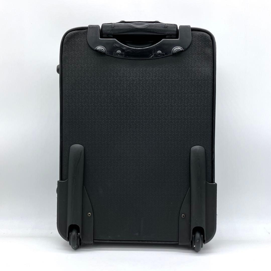 【LOEWE】キャリーケース　リピートアナグラム　PVC ブラック　2輪