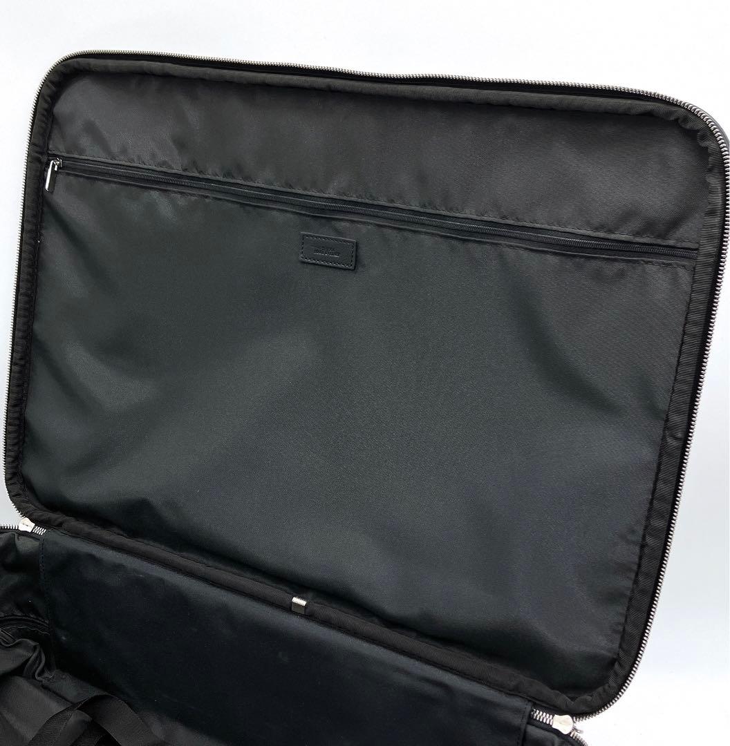 【LOEWE】キャリーケース　リピートアナグラム　PVC ブラック　2輪