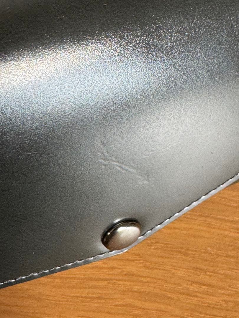 【美品】アブラサスabrAsusいっぱい入る小さい財布 ブラック 箱付き 日本製