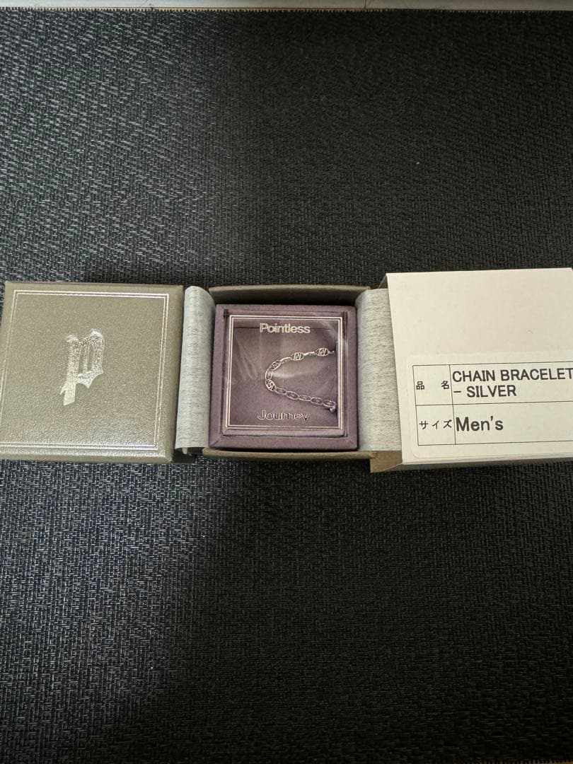 アクセサリー pointless journey CHAIN BRACELET SILVER