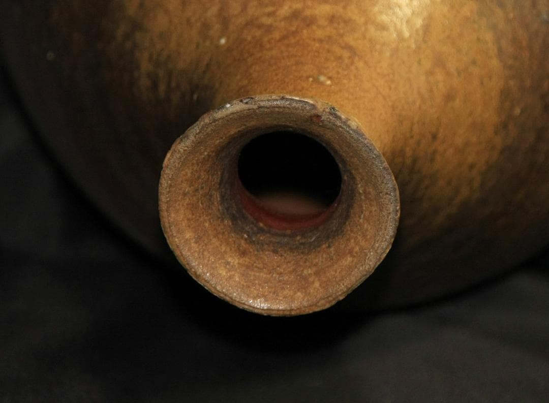 高さ26cm　浮田曙　備前大徳利花入　M65