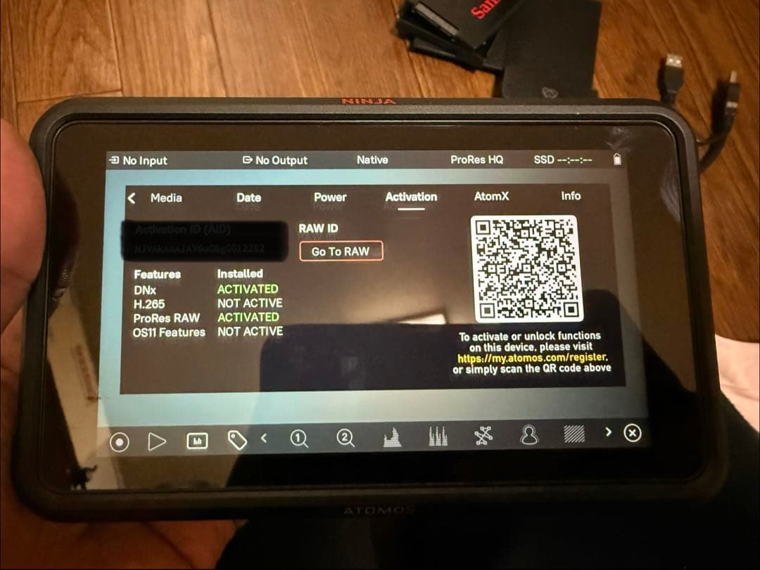 ビデオカメラ Atomos Ninja V