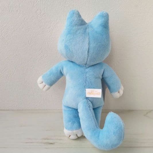 新品　11ぴきのねこ　ぬいぐるみ　22cm　ブルー　ネコ　猫