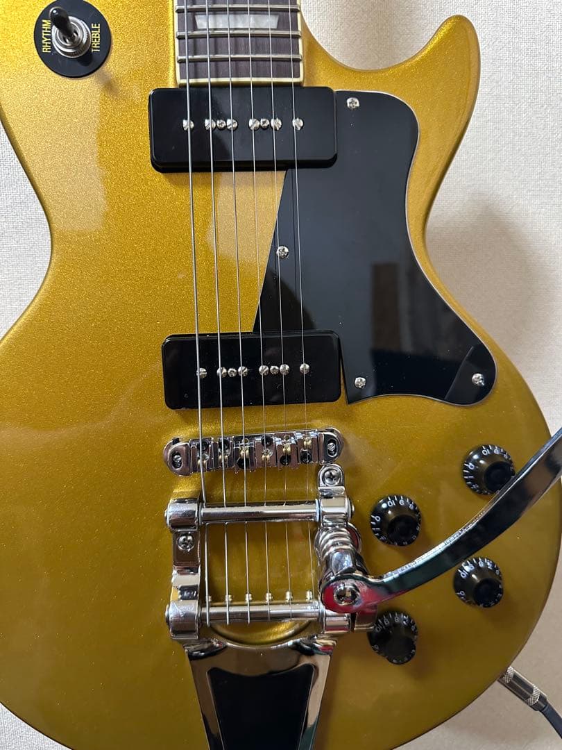 レスポールSPタイプ　エレキギター　ゴールド
