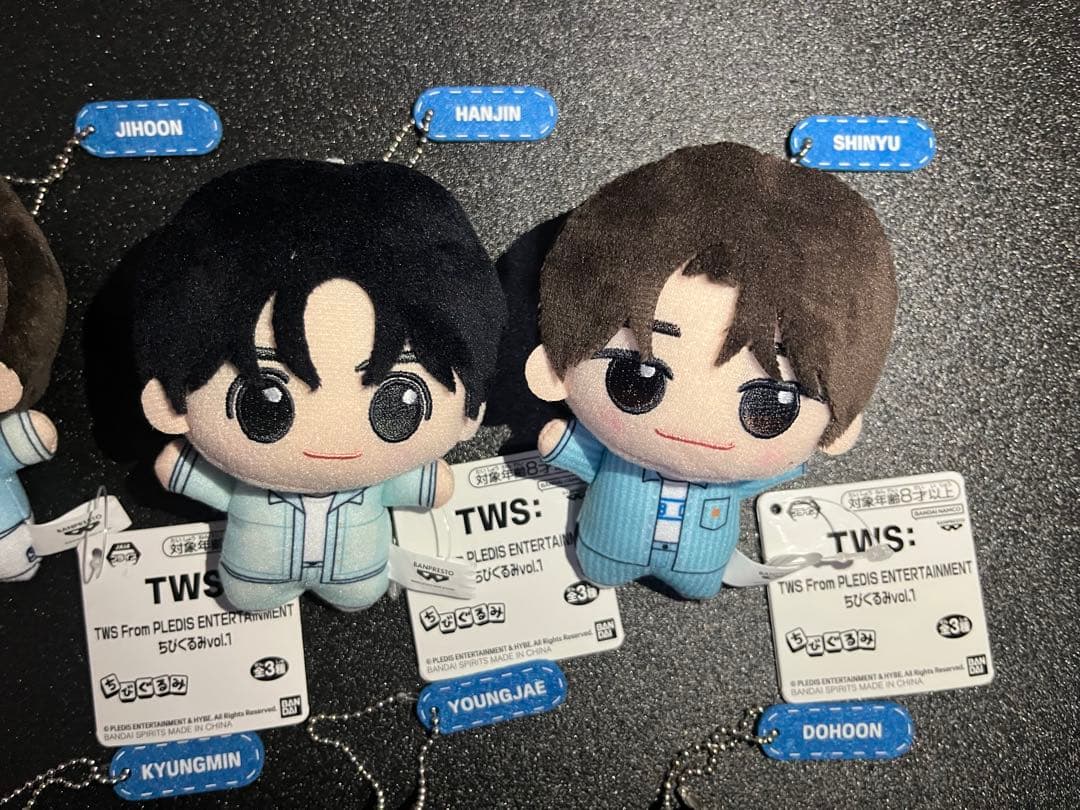 TWS ちびぐるみ 全6種セット ナムコ限定 ハンジン他