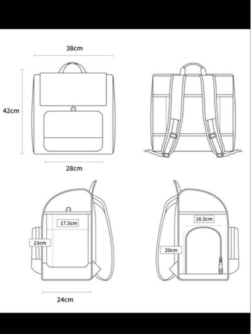 MILLIONG ミリオン　犬猫キャリー　リュック　M サイズ