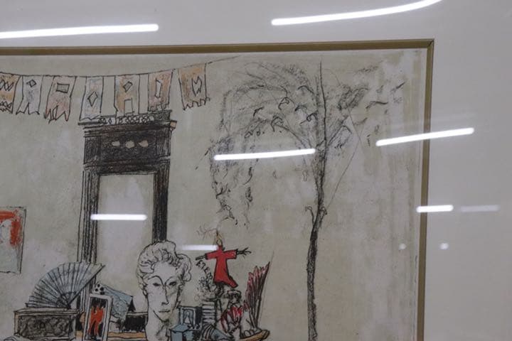 gmco1 ○ Jean Jansem ジャン ジャンセン ○ 「家具」絵画