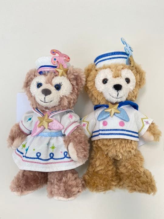 【完売品】Cダッフィー シェリーメイ ポージープラッシー　ぬいぐるみ　2体セット