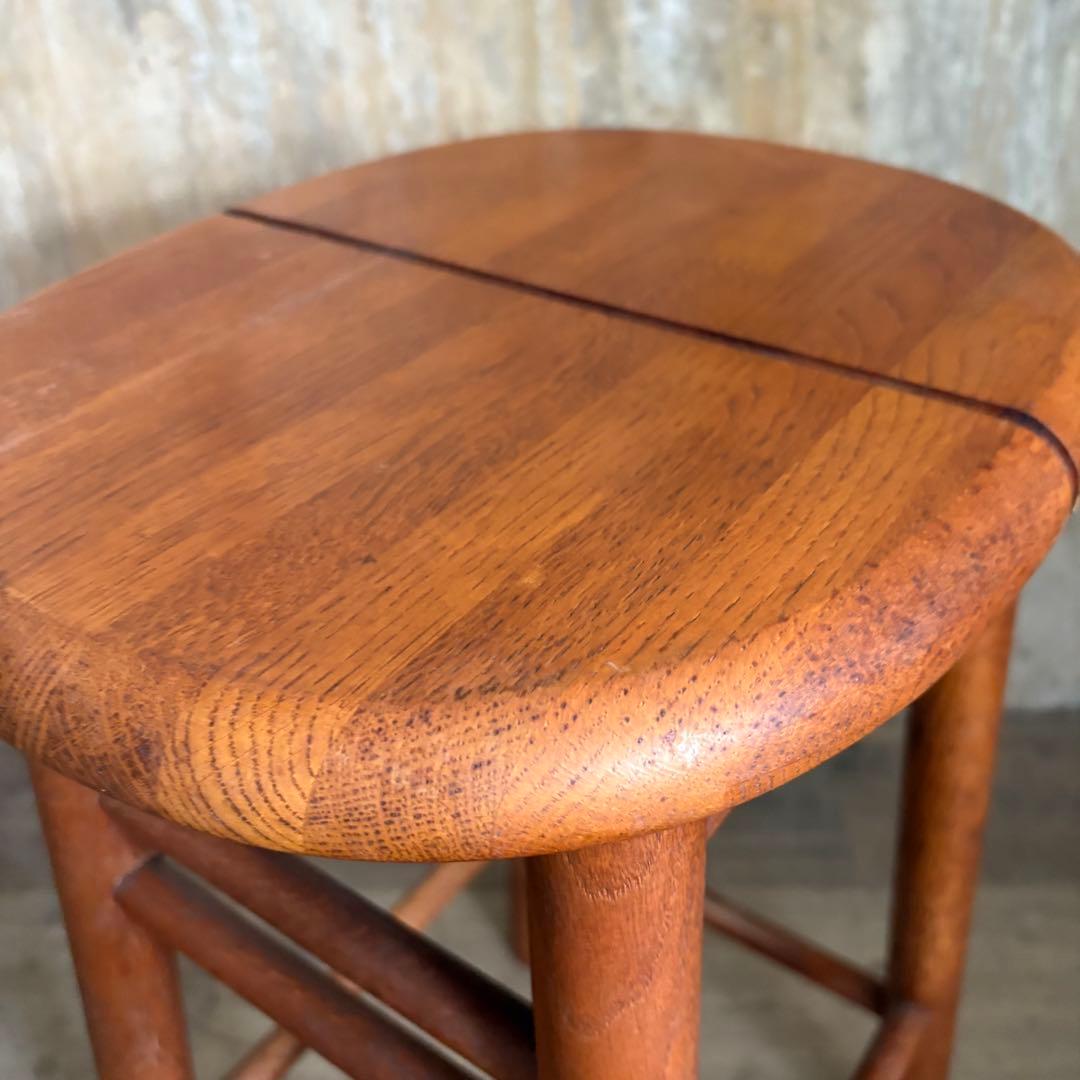 オールドカリモク　ヴィンテージ　スツール　②