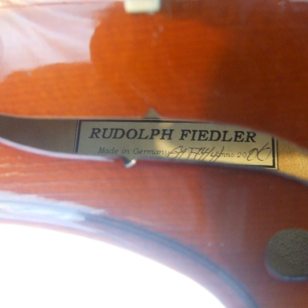 ドイツ製 ルドルフフィドラー バイオリン 4/4 弓 ケース 美品 メンテ済み