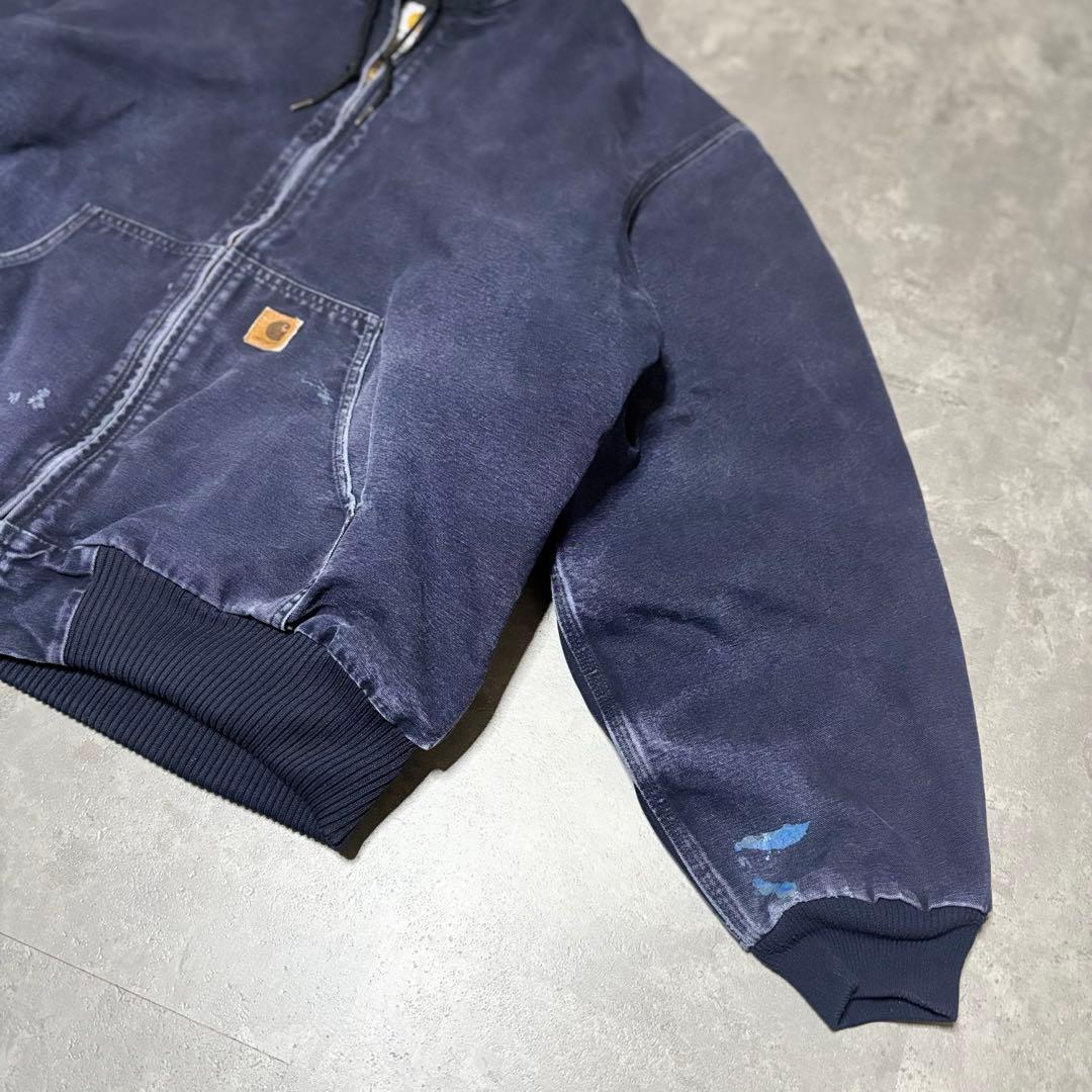 00s 究極フェード Carhartt J130 アクティブジャケット 濃紺