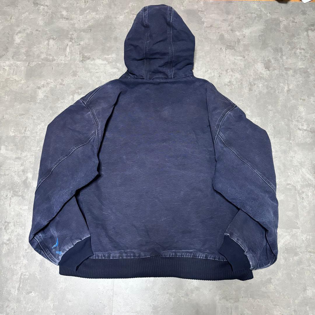 00s 究極フェード Carhartt J130 アクティブジャケット 濃紺
