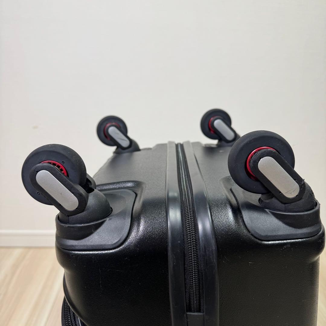 【静音/前開き】FREQUENTER CLAM 機内持込 スーツケース 34L黒