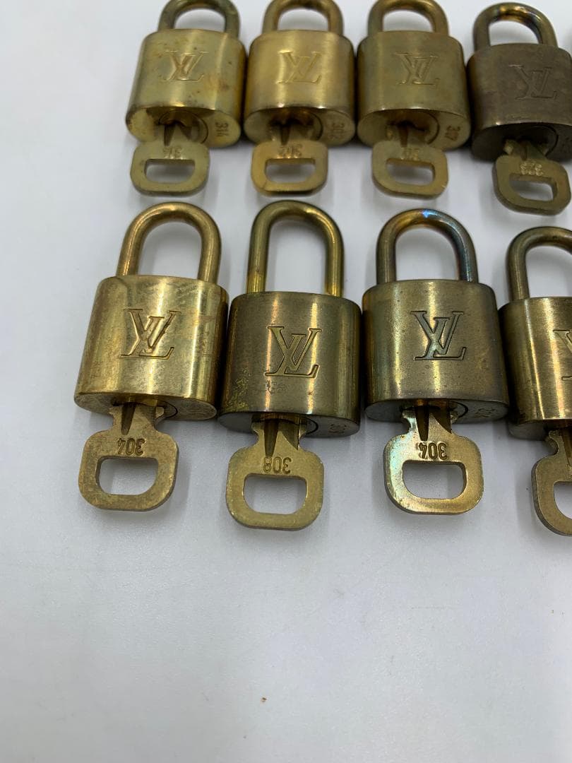 ルイヴィトン パドロック 鍵 南京錠 10個セット