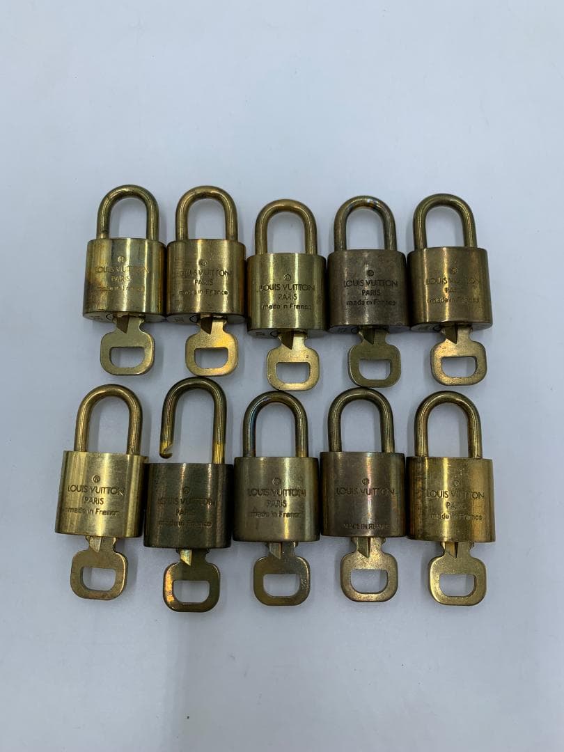ルイヴィトン パドロック 鍵 南京錠 10個セット
