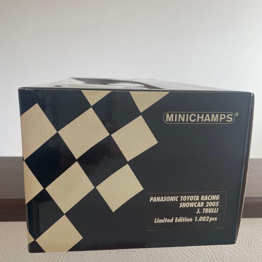 限定　未使用　ミニチャンプス　1/18 パナソニックトヨタレーシング　2005