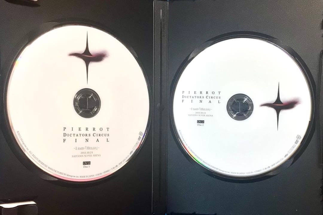 PIERROT DICTATORS CIRCUS FINAL 通常盤DVDセット