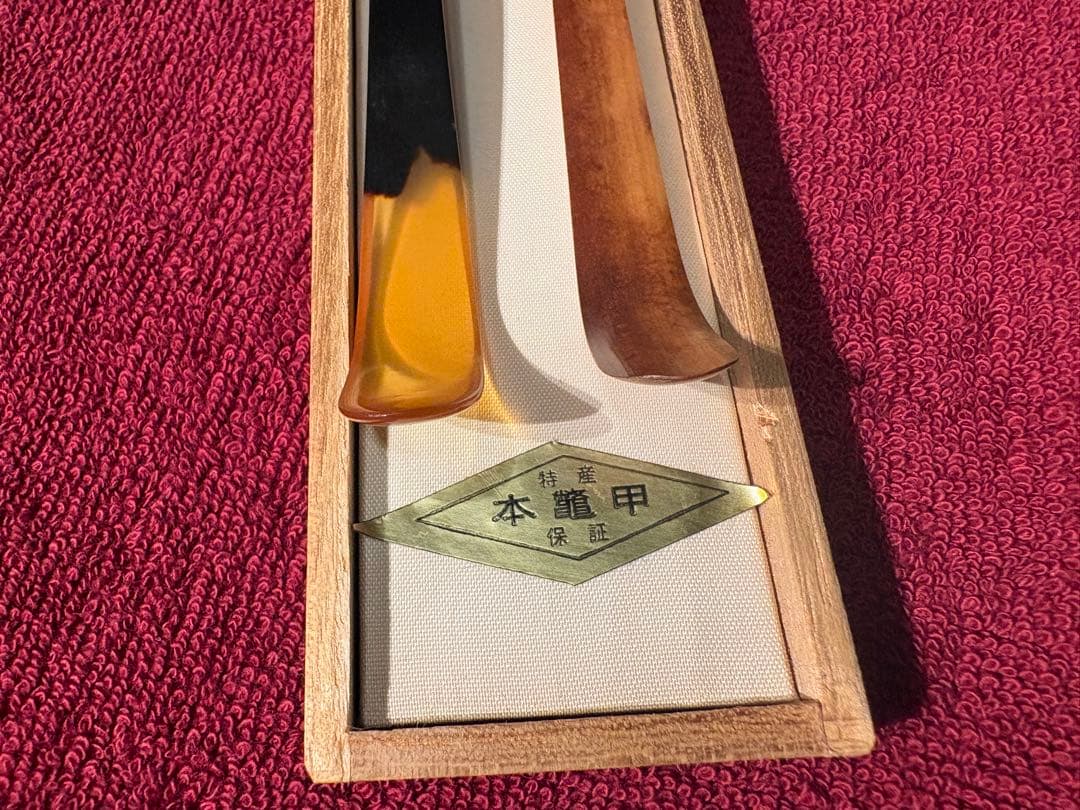 【クリスマス期間限定値下げ】　本鼈甲製 茶杓　2点セット