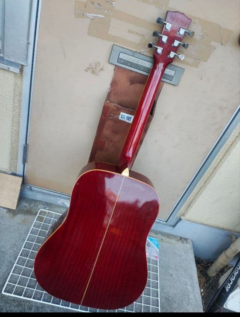 美品 Hummingbird PU付エレアコ G社シール２枚 USAストラップ