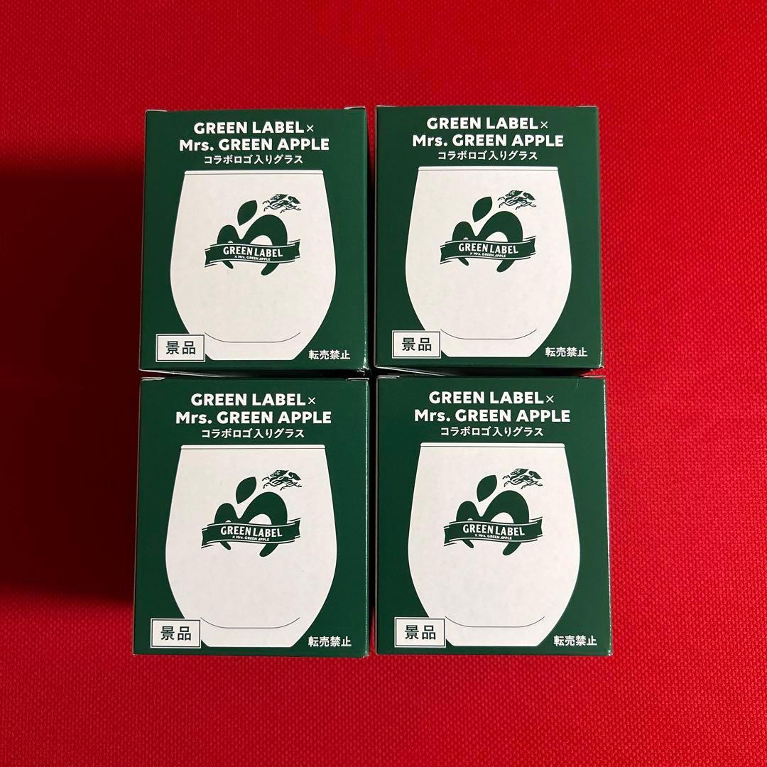 ミセスグリーンアップル コラボロゴ入りグラス Mrs GREEN APPLE