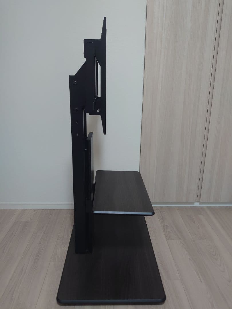 『美品』テレビスタンド 〜55V型対応【キャスター付】