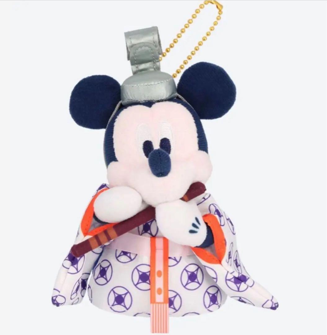 ディズニー 2025 お正月 迎春 ぬいぐるみバッジ　ミッキーマウス