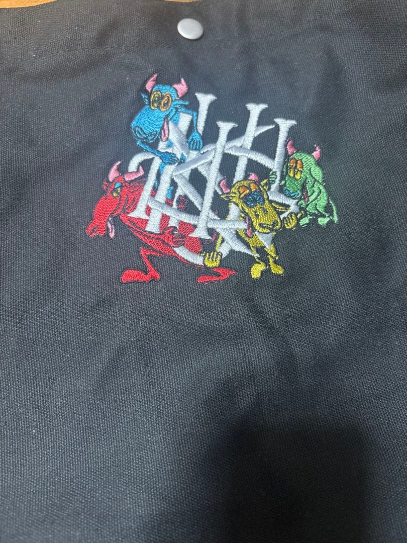 King Gnu キングヌー　刺繍トートバッグ（黒）初期 レア品