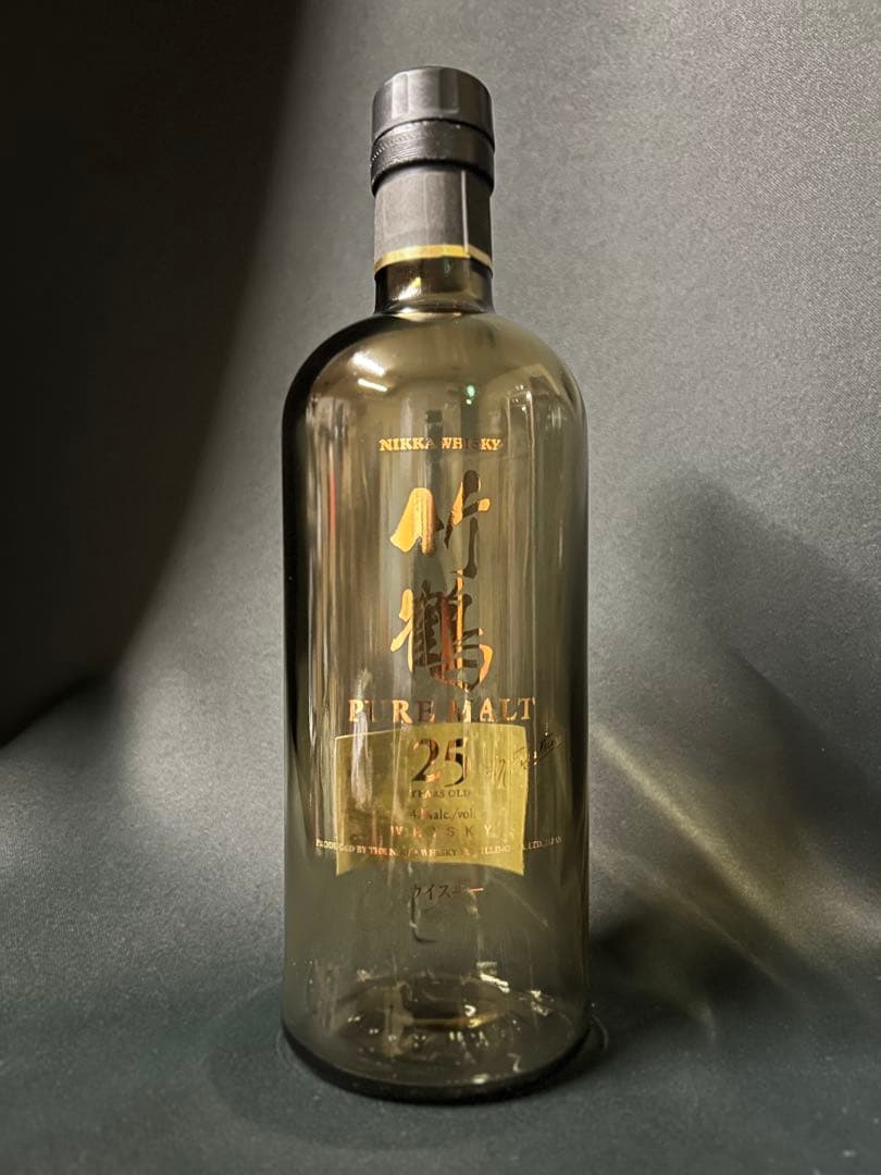 ニッカウヰスキー 竹鶴 25年 750ml 空瓶
