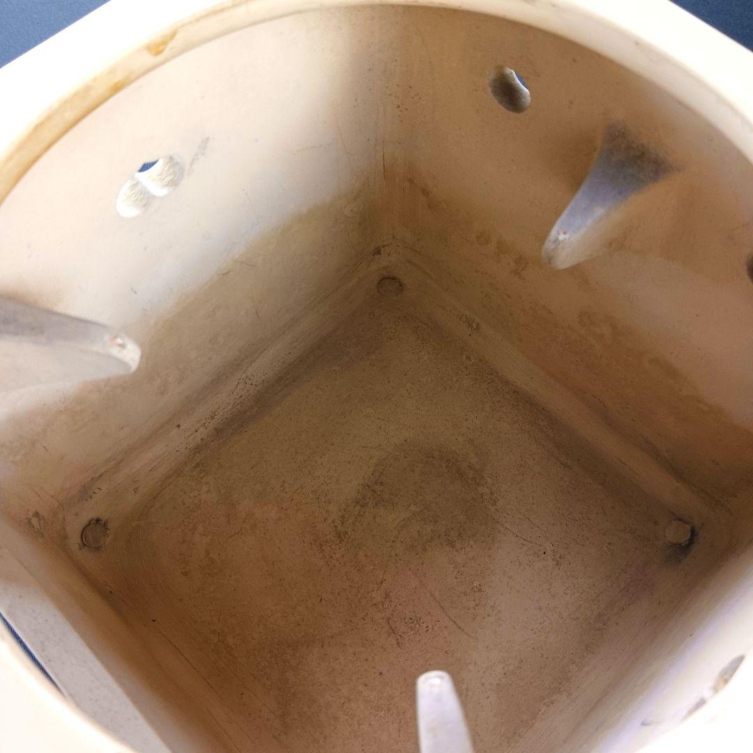 Y2522 角涼炉 本湊焼 吉左衛門造 角印 高さ19.5㎝ 19×19㎝　ma