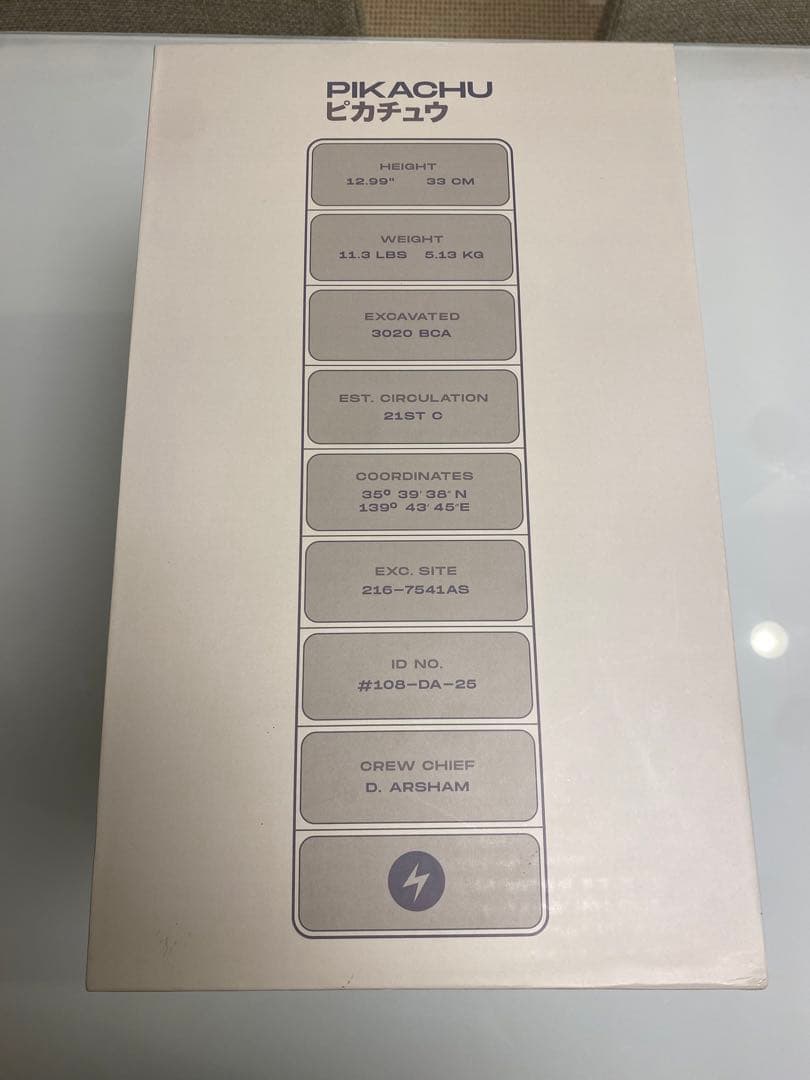 Daniel Arsham Pokémon 世界500個限定　ホワイト