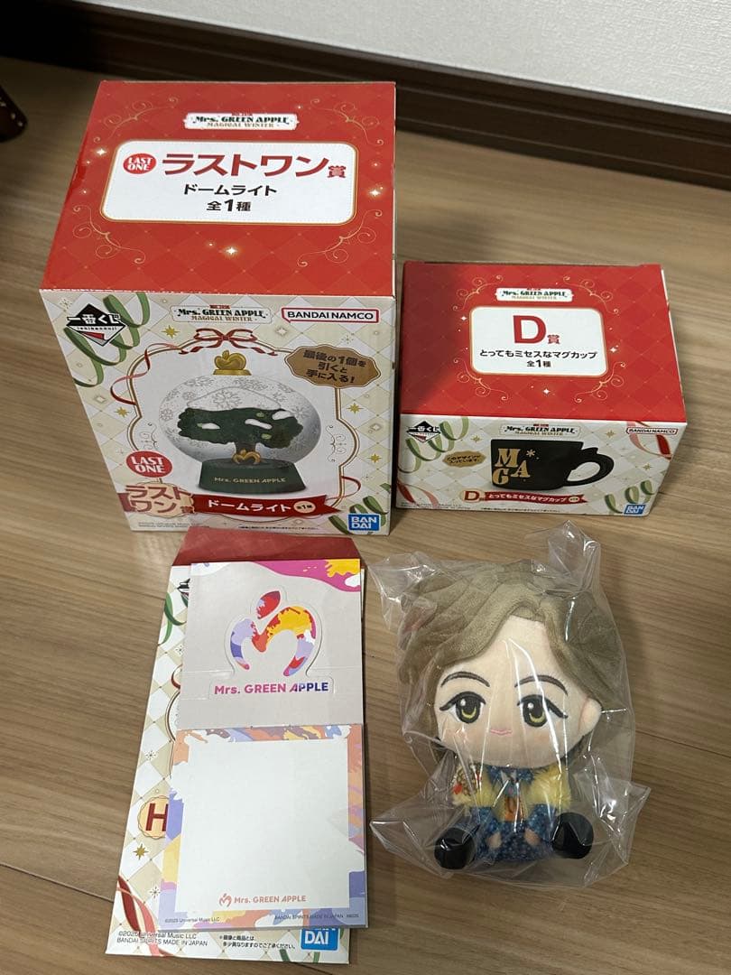 16点 まとめ売り 一番くじ Mrs.GREEN APPLE