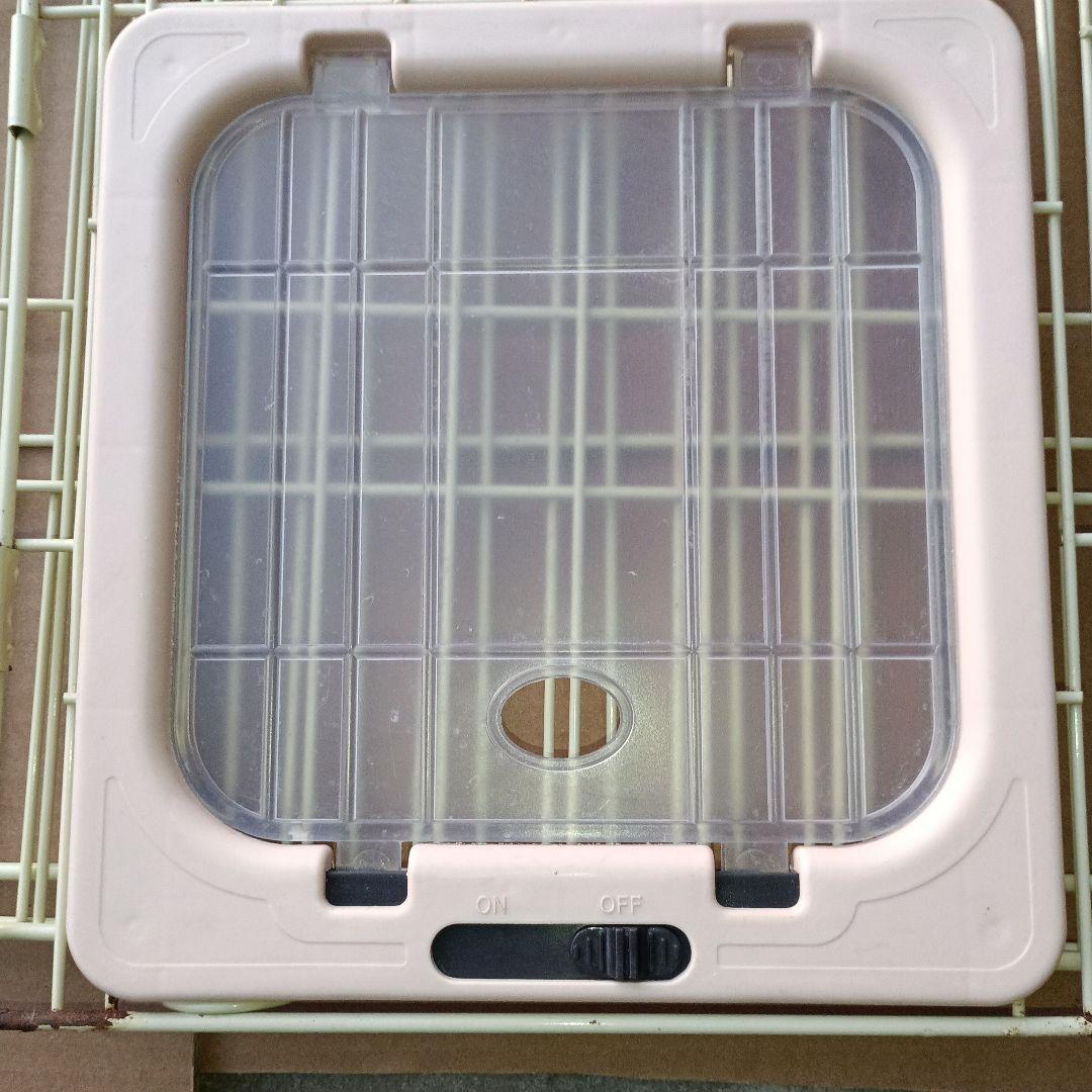 RAKU 猫ケージ 大型 キャットケージ ドア付き ワイド扉 3段 給水器付き