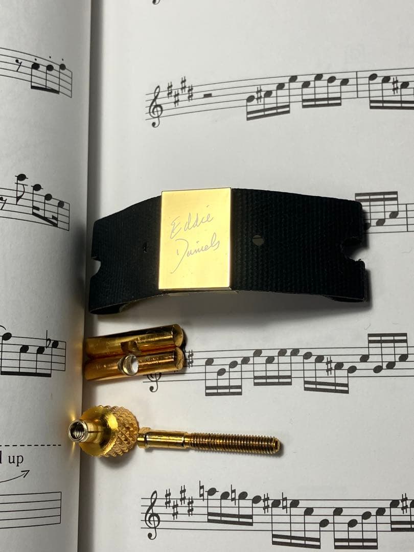 Eddie Daniels エクスプレッションズ　リガチャー アルト　金メッキ