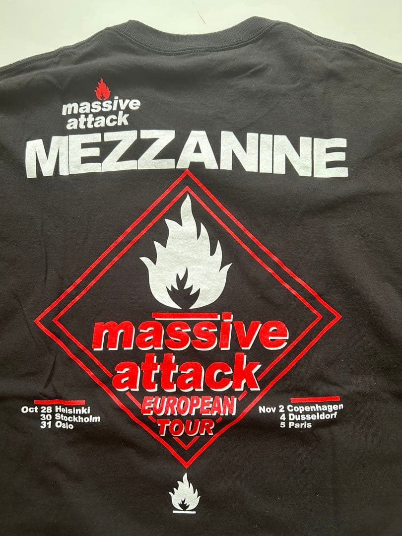 90s MASSIVE ATTACK MEZZANINE 半袖 Tシャツ L