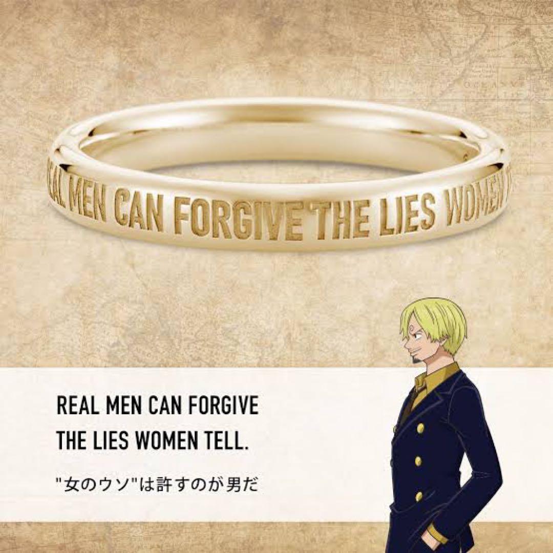 ONE PIECE サンジ メッセージリング K10イエローゴールド