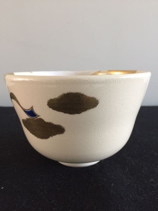 茶道具 仁清 風神 茶碗 御室窯 共箱 共布
