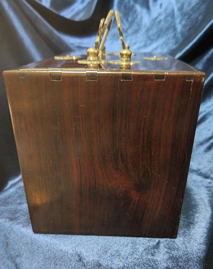 麻雀牌 骨牌 アンティーク 木箱 最高級 レトロ 竹牌 紫檀