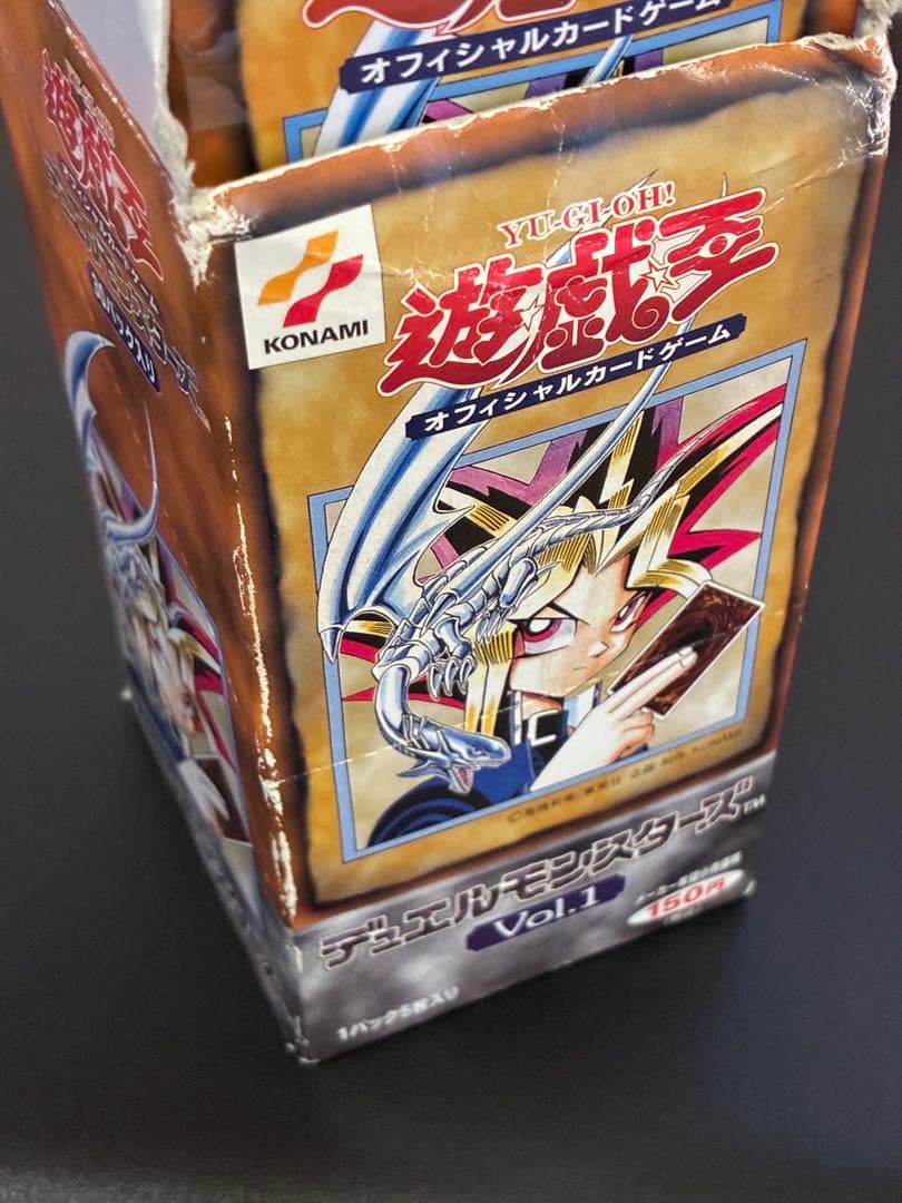 空ボックス、空パック　遊戯王　初期　vol.1 30パック付き