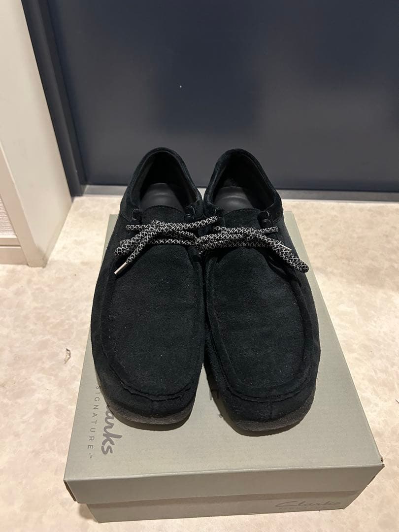 【美品】Clarks wallabee evo wp 27cm ワラビー