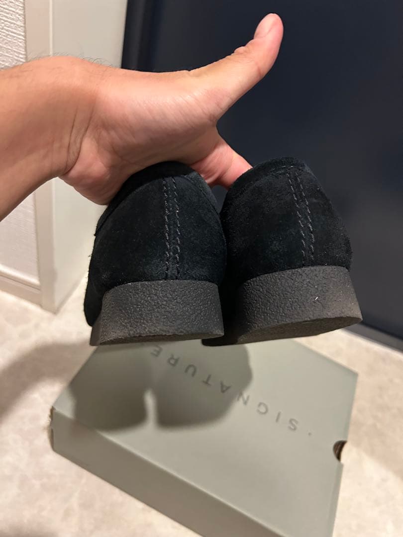 【美品】Clarks wallabee evo wp 27cm ワラビー