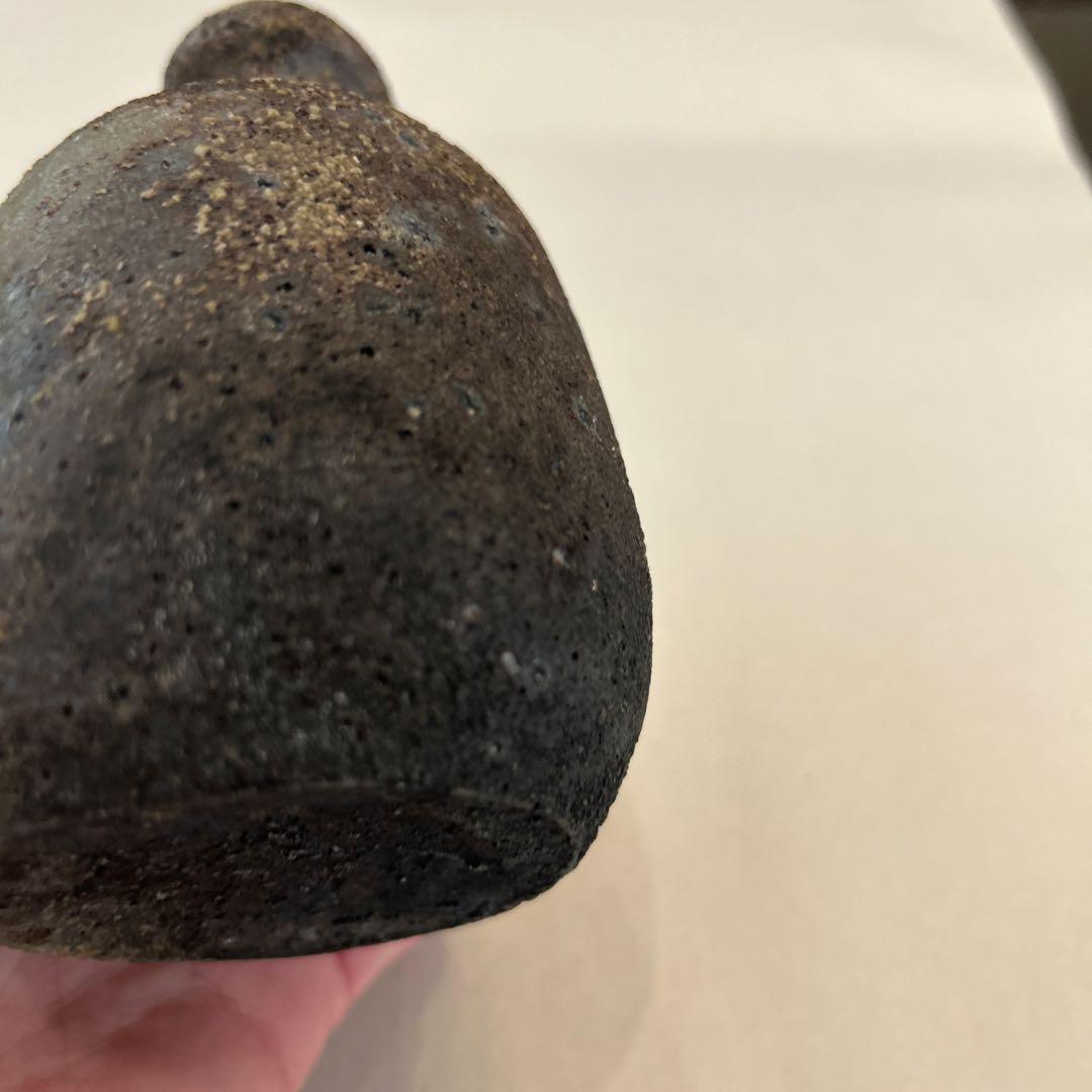 『値引き』【ビンテージ】徳利 窯変 備前焼　アンティーク品