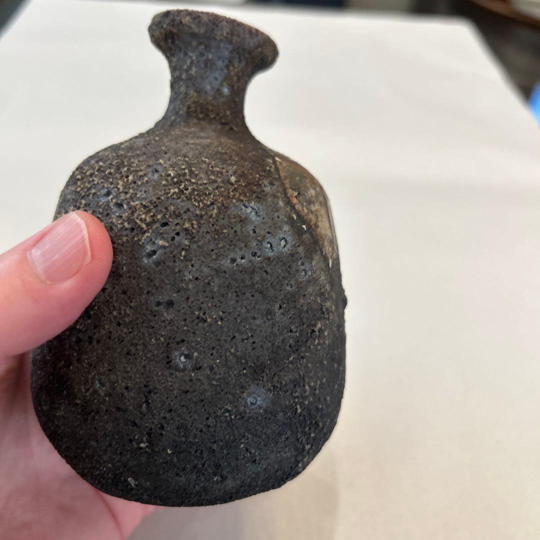 『値引き』【ビンテージ】徳利 窯変 備前焼　アンティーク品