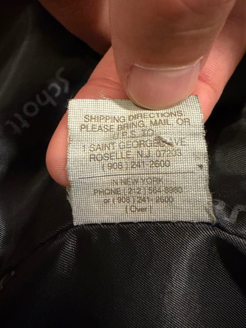 Schott レザー シングルライダースジャケット