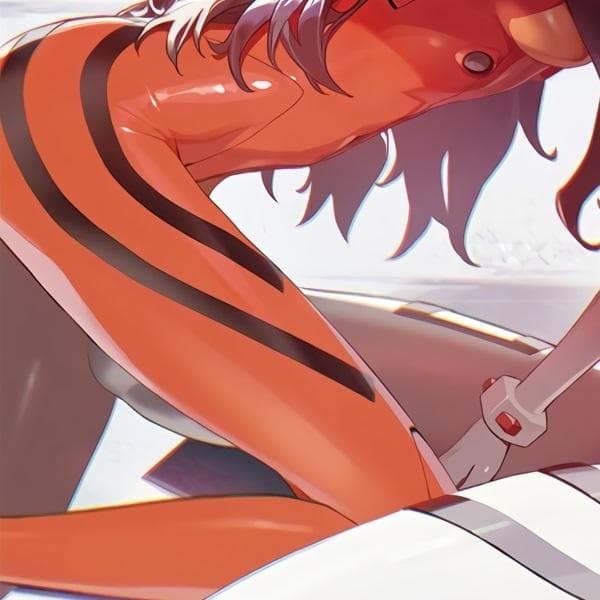 火星第13区　Fate/EVANGELION　凛&アスカ　B2　タペストリー