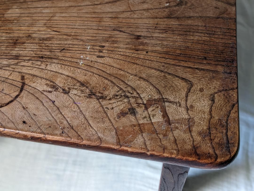 希少　古家具　古い座卓　アンティーク　当時物　ローテーブル　ちゃぶ台