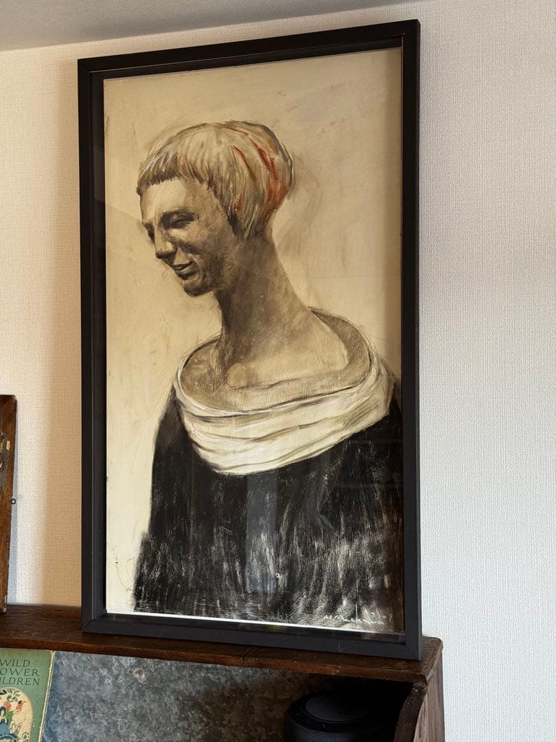 前川秀樹　像刻&ドローイング　２点込み