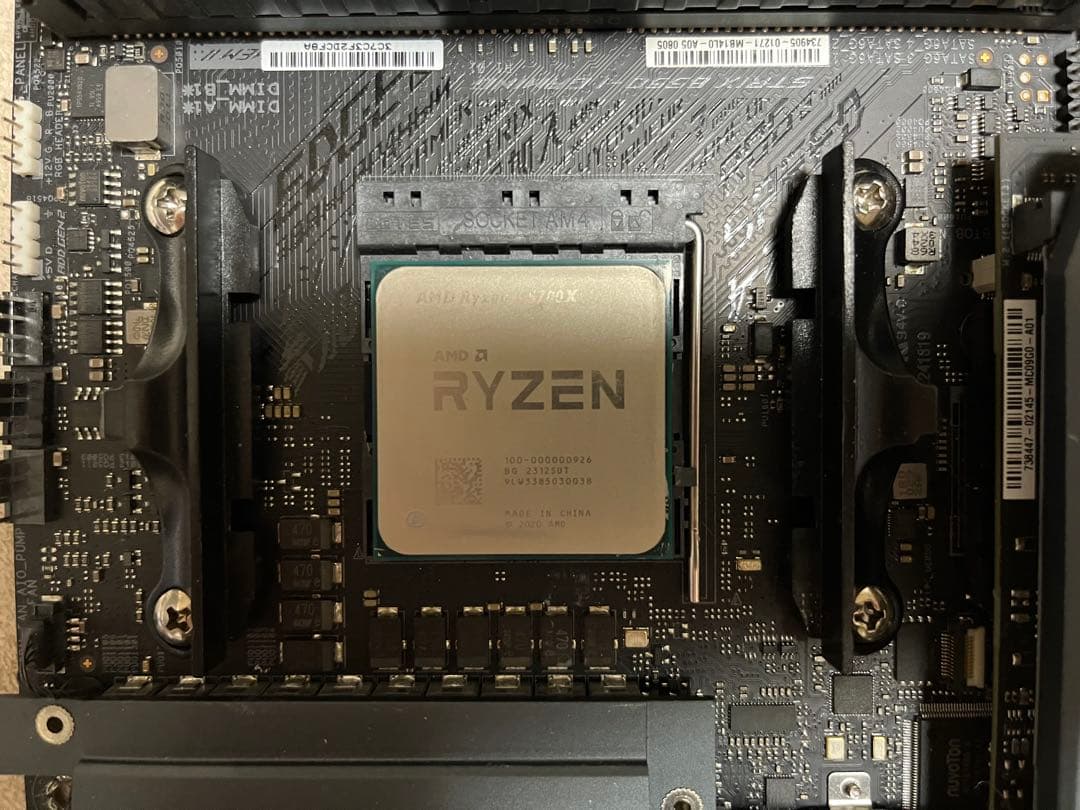 ROG STRIX B550-I 5700X メモリ32GB SSD2TBセット